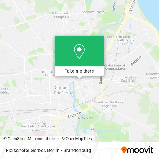 Fleischerei Gerber map