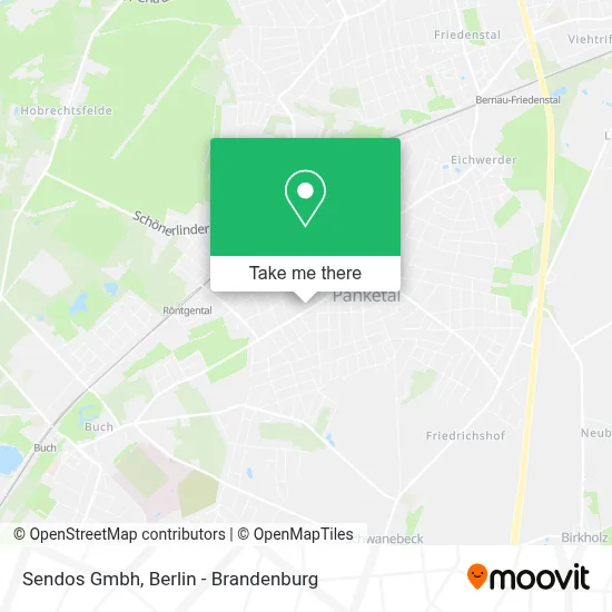 Sendos Gmbh map