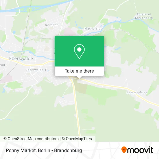 Penny Markt map
