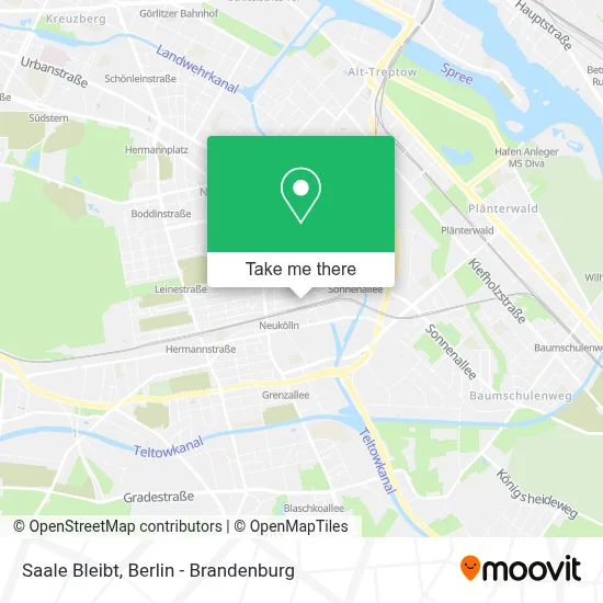 Saale Bleibt map