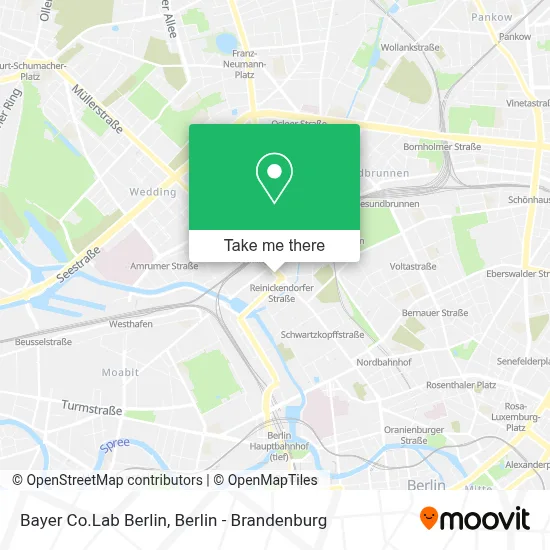 Bayer Co.Lab Berlin map
