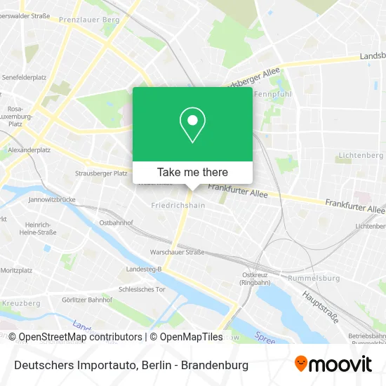Deutschers Importauto map