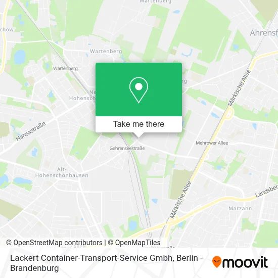 Lackert Container-Transport-Service Gmbh map