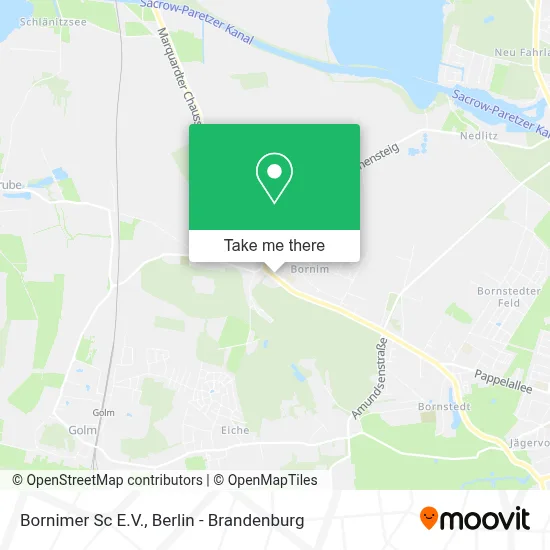 Bornimer Sc E.V. map
