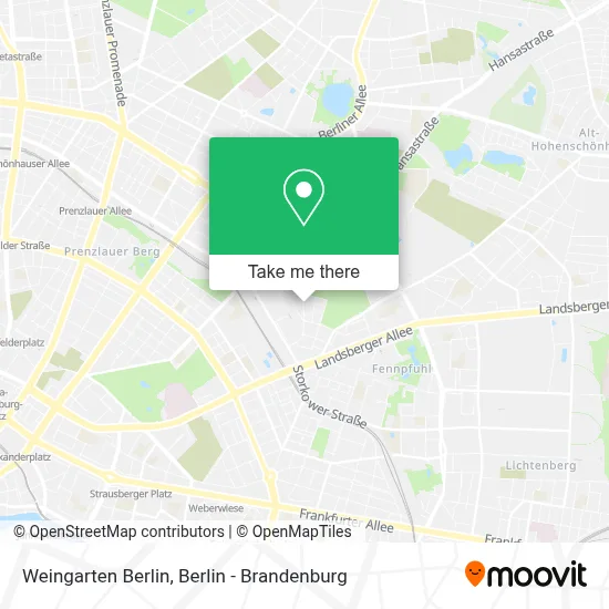 Weingarten Berlin map