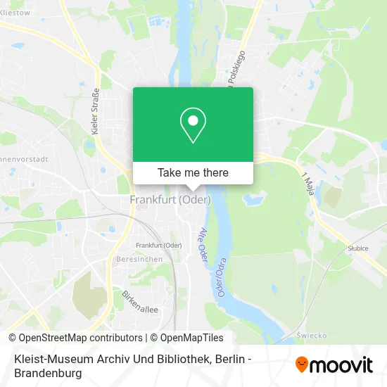 Kleist-Museum Archiv Und Bibliothek map