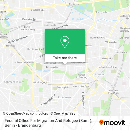 Federal Office For Migration And Refugee (Bamf) map