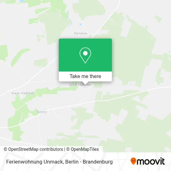 Ferienwohnung Unmack map
