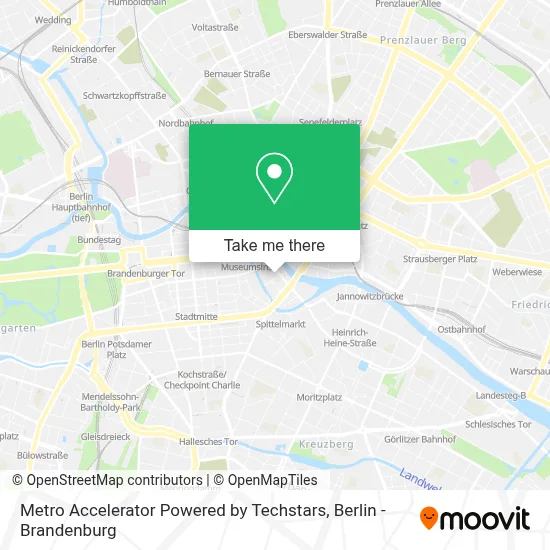 Metro Accelerator Powered by Techstars map