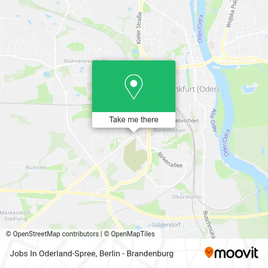 Jobs In Oderland-Spree map