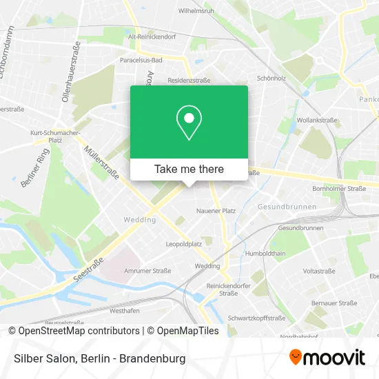 Silber Salon map