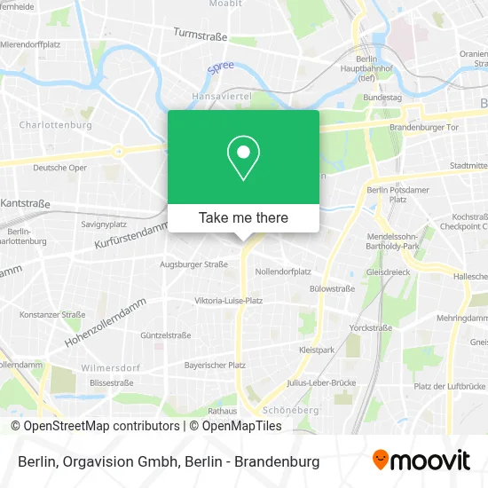 Berlin, Orgavision Gmbh map