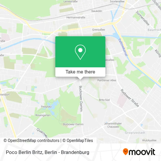 Poco Berlin Britz map