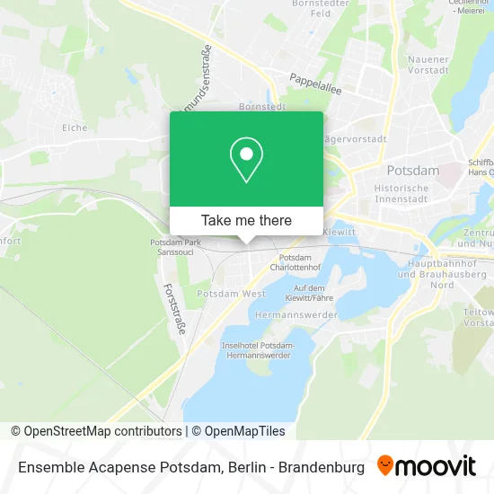Ensemble Acapense Potsdam map