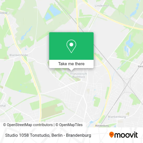 Studio 1058 Tonstudio map