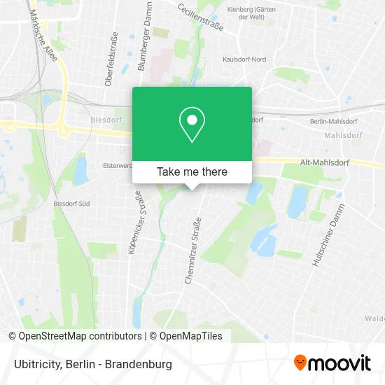 Ubitricity map