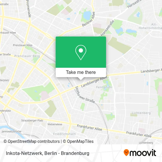 Inkota-Netzwerk map