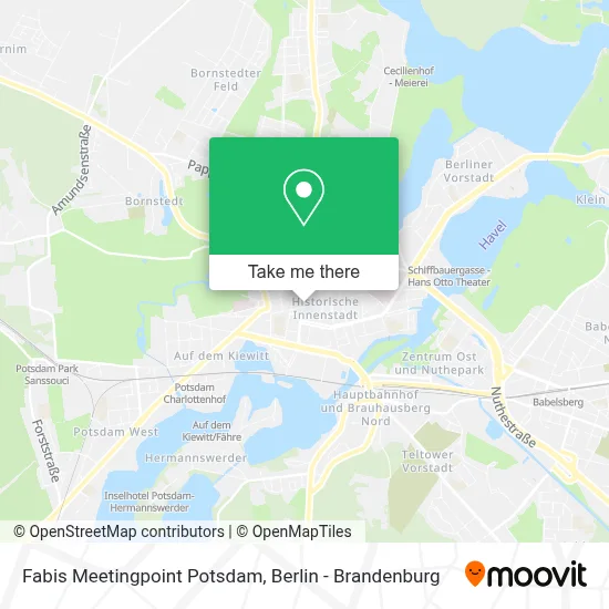 Fabis Meetingpoint Potsdam map