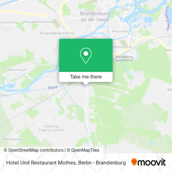 Hotel Und Restaurant Mothes map