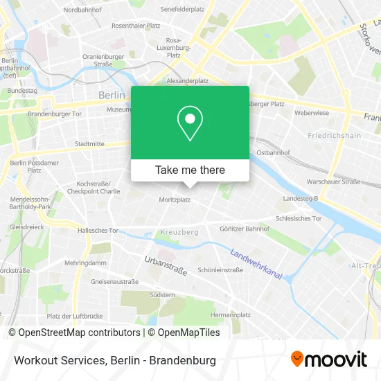 Workout Services map