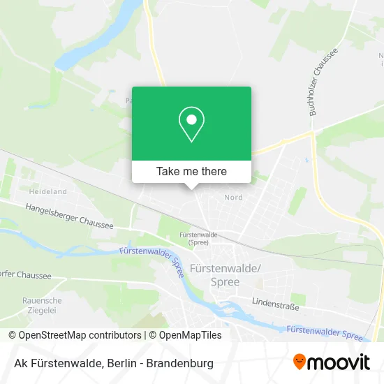 Ak Fürstenwalde map