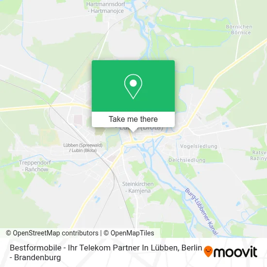 Bestformobile - Ihr Telekom Partner In Lübben map