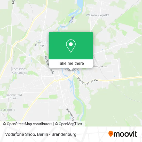 Vodafone Shop map