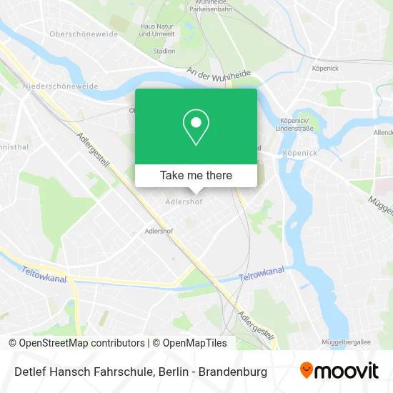 Detlef Hansch Fahrschule map
