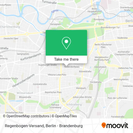 Regenbogen-Versand map