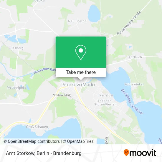 Amt Storkow map