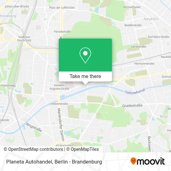Planeta Autohandel map
