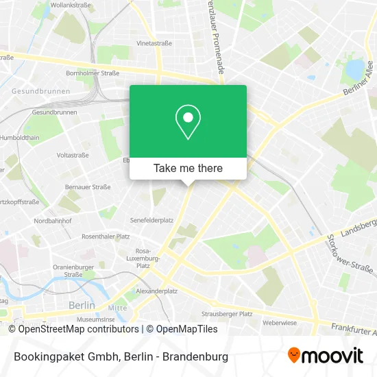 Bookingpaket Gmbh map