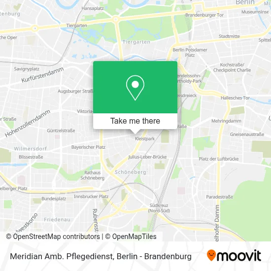 Meridian Amb. Pflegedienst map