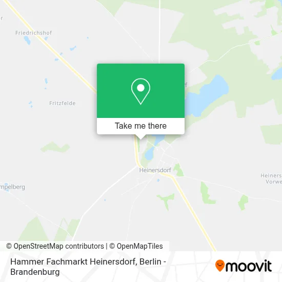 Hammer Fachmarkt Heinersdorf map