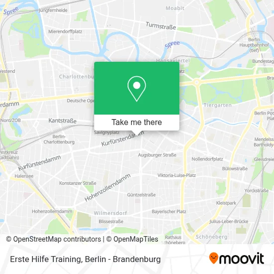 Erste Hilfe Training map