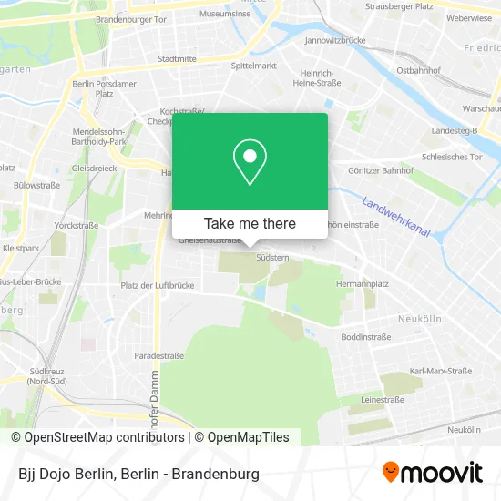 Bjj Dojo Berlin map