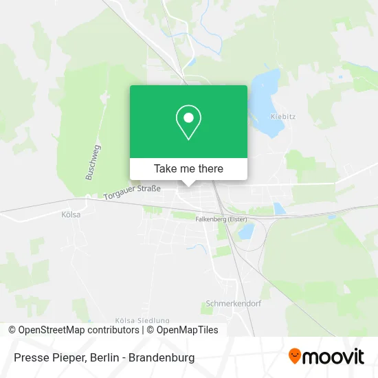 Presse Pieper map