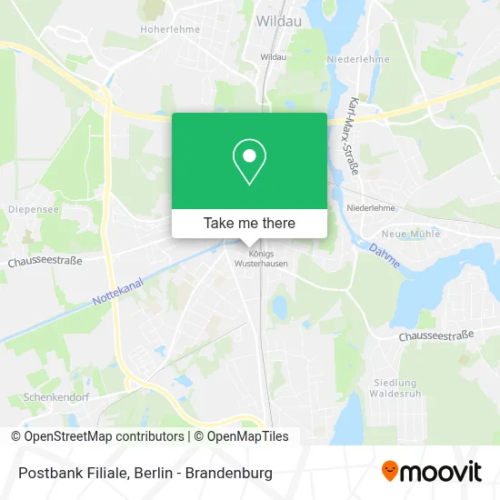 Postbank Filiale map