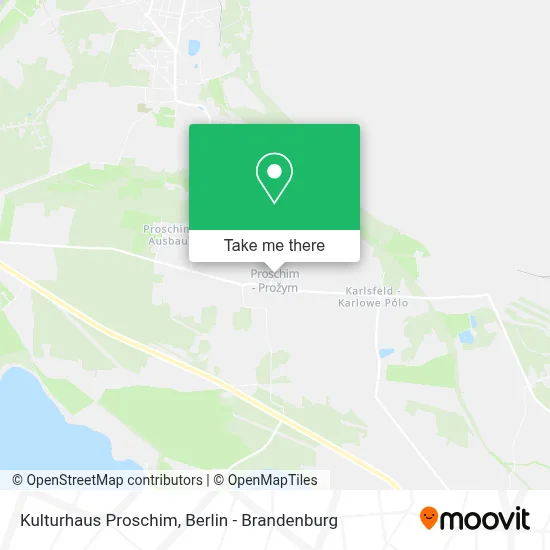 Kulturhaus Proschim map