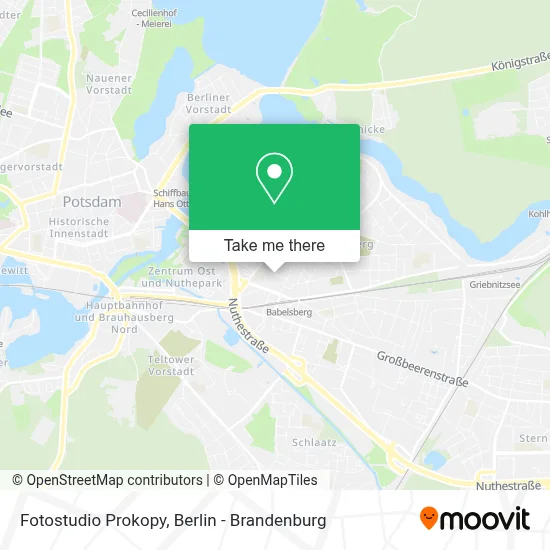 Fotostudio Prokopy map