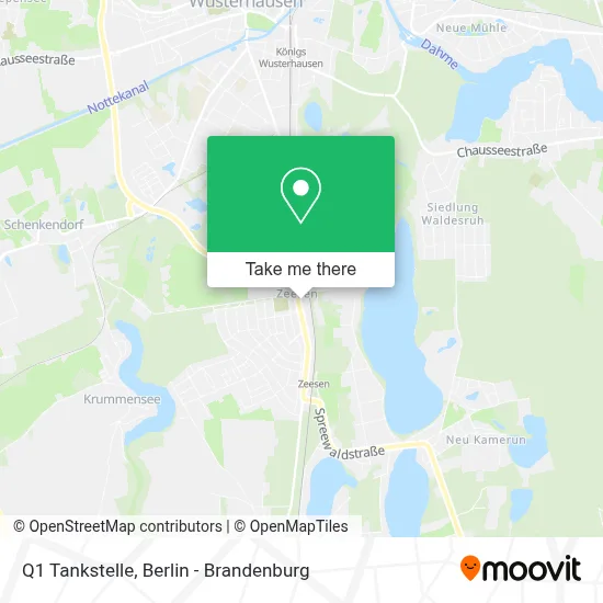 Q1 Tankstelle map