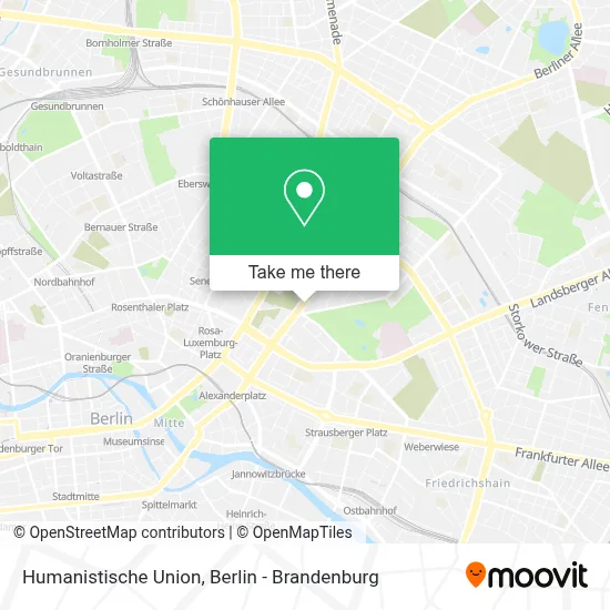 Humanistische Union map