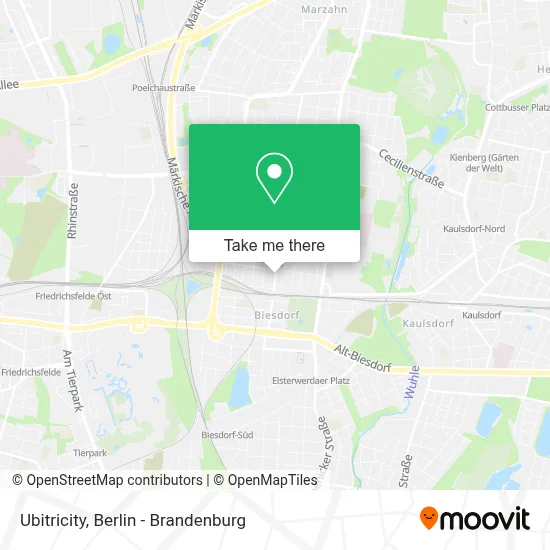 Ubitricity map