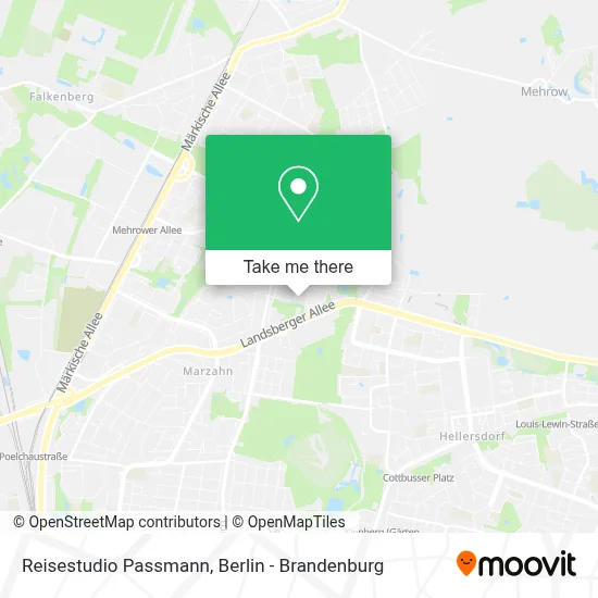 Reisestudio Passmann map