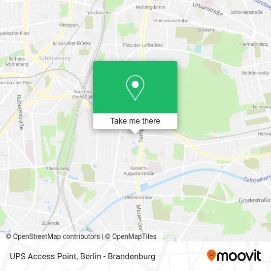 Ups Access Point map