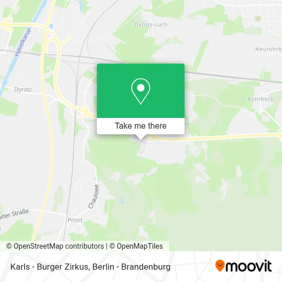 Karls - Burger Zirkus map
