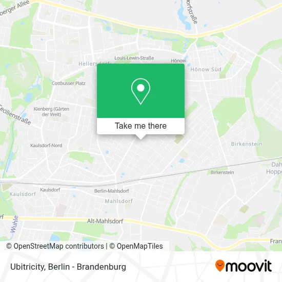 Ubitricity map