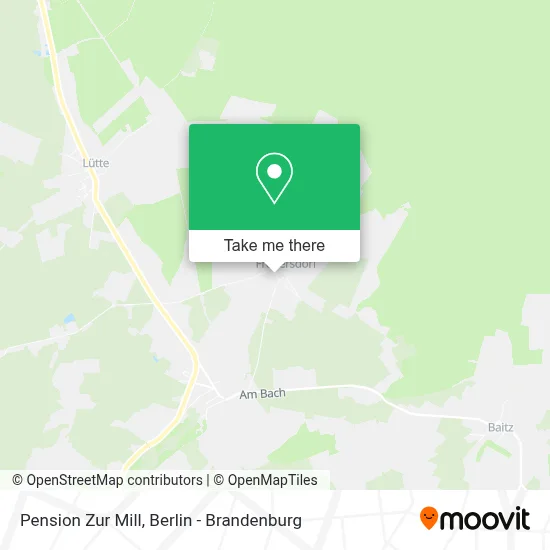 Pension Zur Mill map
