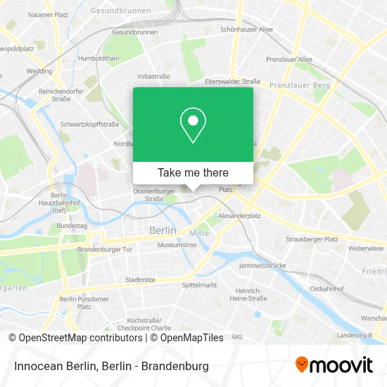 Innocean Berlin map