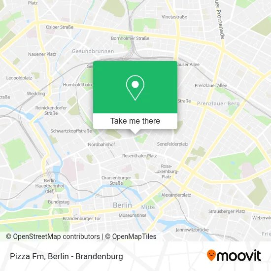 Pizza Fm map